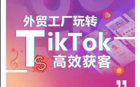 外贸工厂玩转TikTok高效获客,多种引流方式与账号定位技巧,拆解爆款短视频打造成功案例-副业团