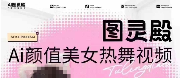 全网首发,原价988图灵殿AI颜值美女热舞视频,云端生图,轻松过原创-副业团