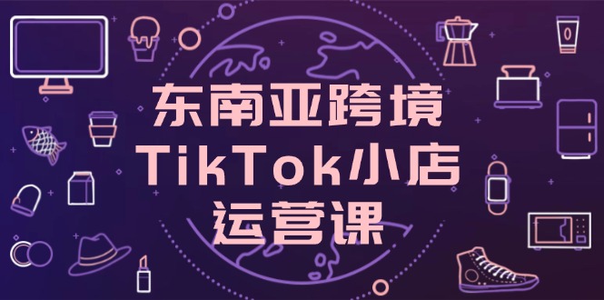 东南亚跨境TikTok小店运营课,掌握店铺设置与流量转化核心技巧-副业团