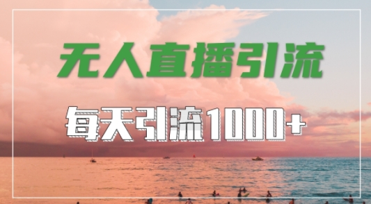 抖音快手视频号全平台通用,无人直播引流法,超暴力引流1000+高质量精准创业粉【揭秘】-副业团