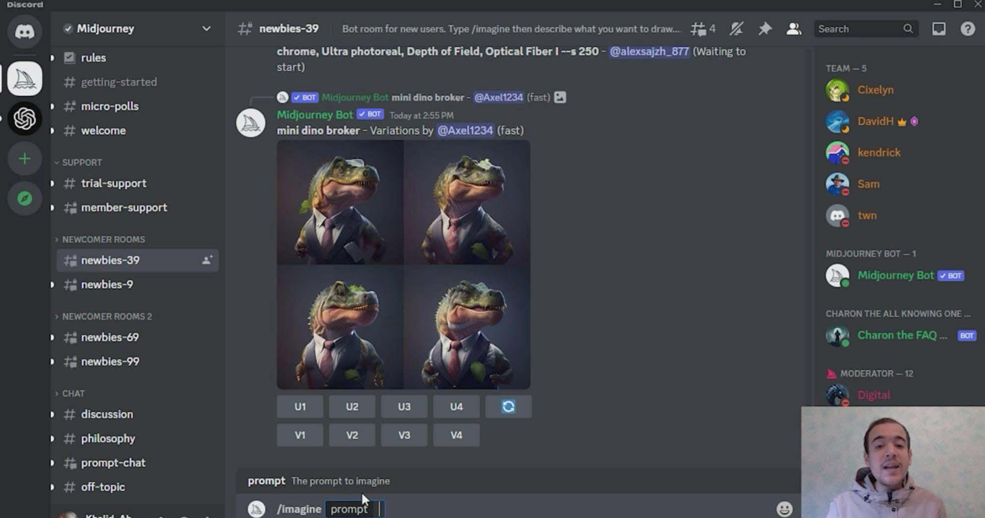 图片[1]-Midjourney 精通教程-使用Midjourney AI创建美丽艺术图像-36节课-中英字幕-副业团