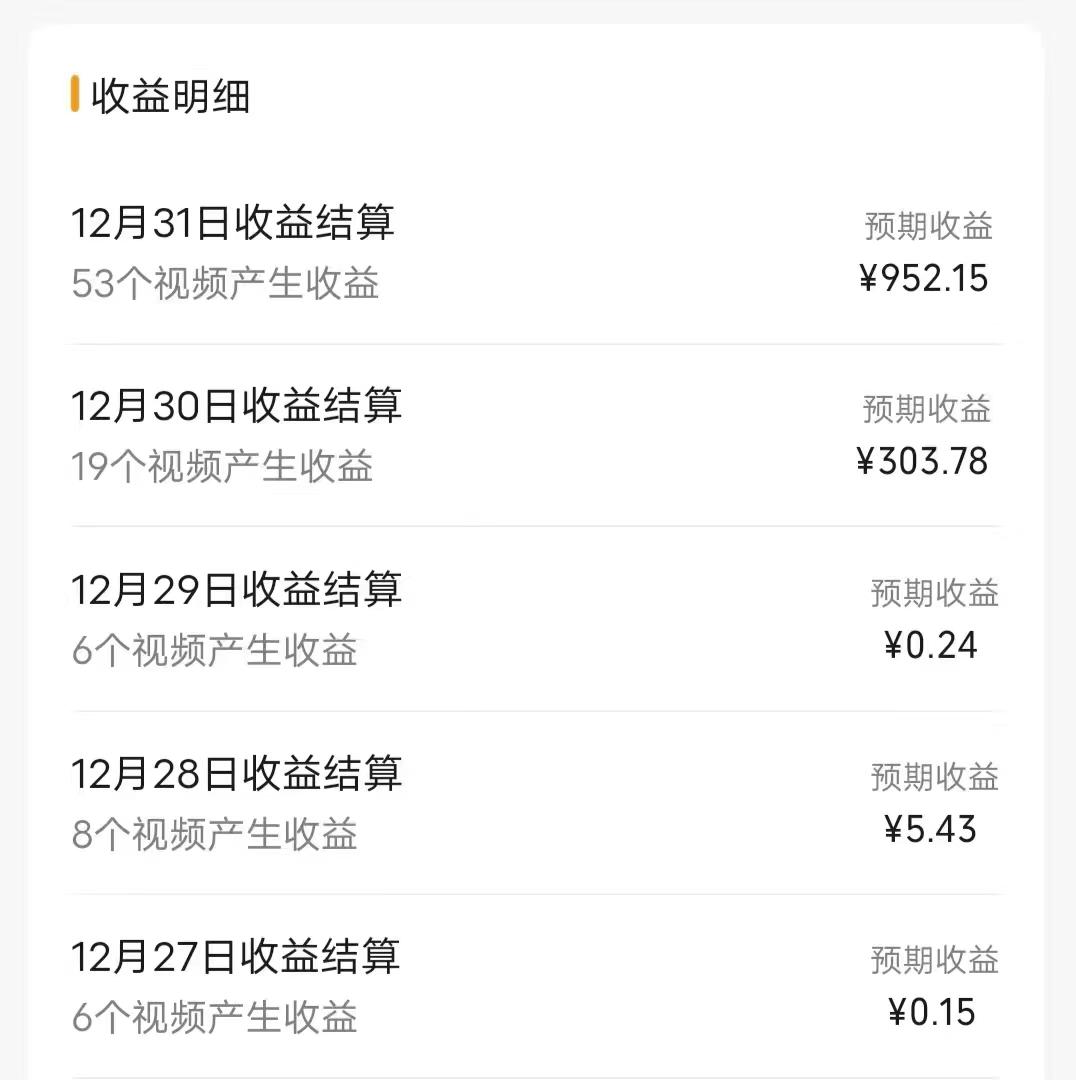 (8550期)每天半小时轻松月入过万,适合任意人群,小白无脑操作,AI条条原创视频-副业团