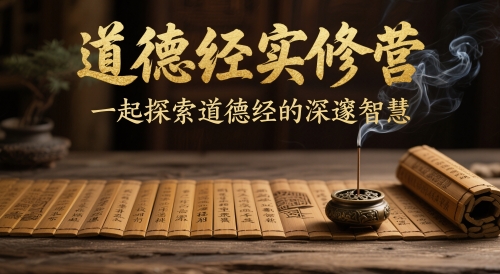 道德经实修营,一起探索道德经的深邃智慧-副业团