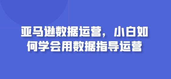 亚马逊数据运营,小白如何学会用数据指导运营-副业团