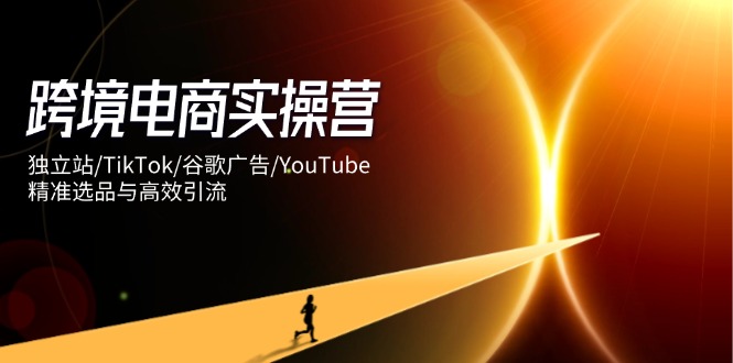 跨境电商实操营:独立站/TikTok/谷歌广告/YouTube,精准选品与高效引流-副业团