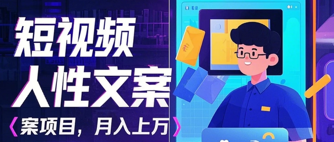 利用AI自动制作短视频人性文案项目:揭秘月入上万的精准流量变现秘籍-副业团