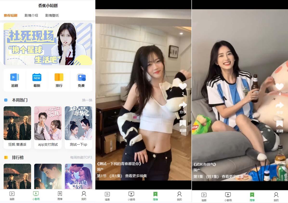 (8542期)小剧场短剧影视系统源码 全开源 带支付收益+会员机制+代理推广等模式【...-副业团