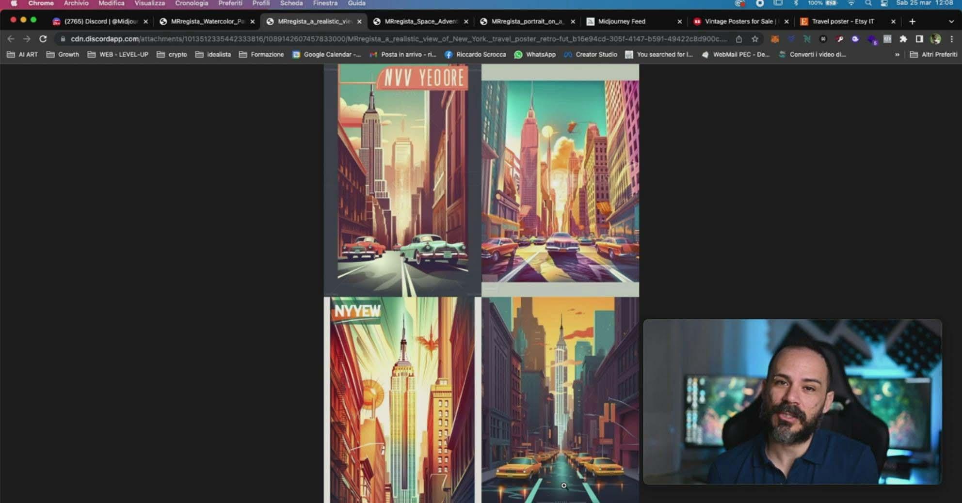 图片[10]-Midjourney AI人工智能创建和销售令人惊叹的海报教程-10节课-中英字幕-副业团