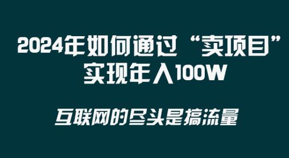 2024年 做项目不如‘卖项目’更快更直接!年入100万-副业团