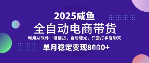 全网首发【闲鱼全自动电商带货】三年磨一剑,一朝露锋芒,单月稳定变现8k+【揭秘】-副业团