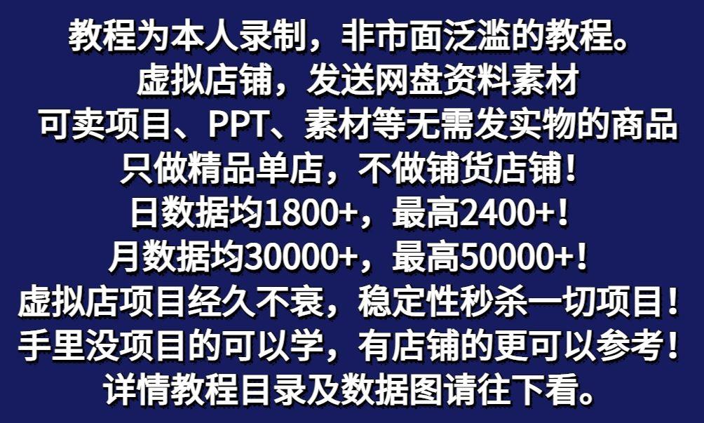 图片[2]-拼多多虚拟电商训练营月入50000+你也行，暴利稳定长久，副业首选-副业团