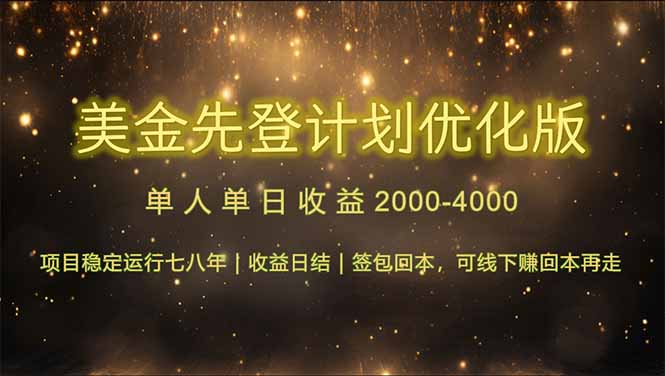连续7-8年创单日收益冠军项目,日收益$600-1200-副业团