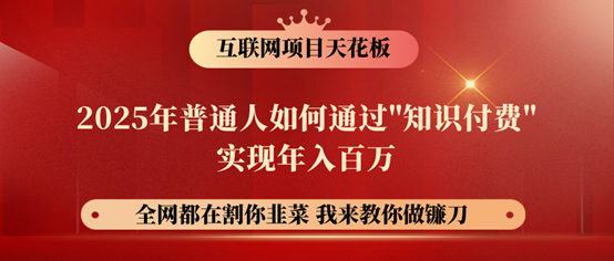 镰刀训练营超级IP合伙人,25年普通人如何通过“知识付费”年入百万!-副业团