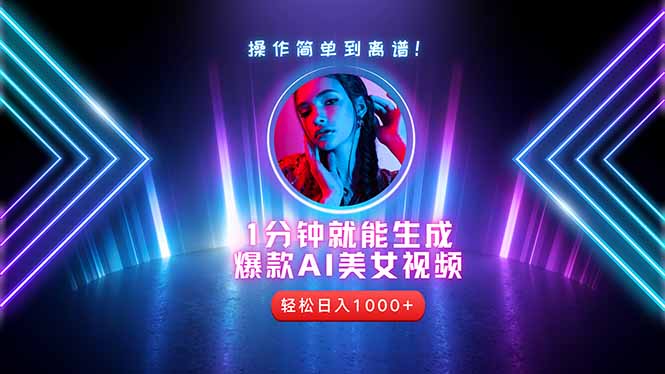 2025年最强副业:用AI做短视频,从零开始打造爆款账号!-副业团