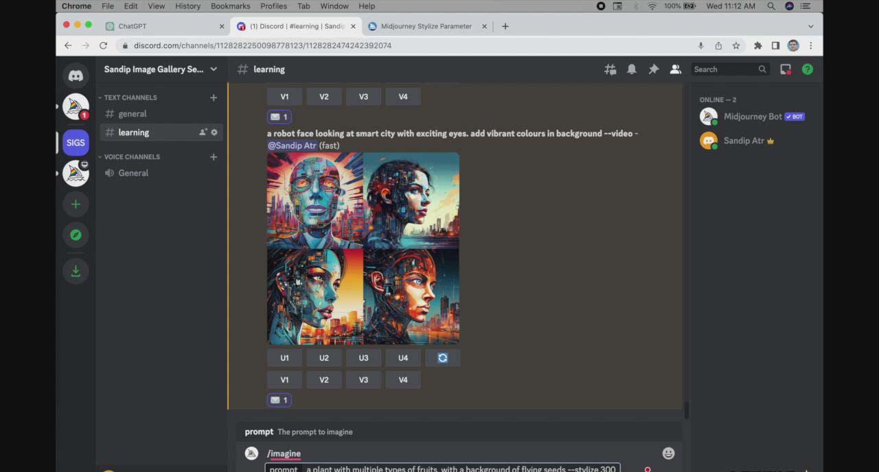 图片[2]-ChatGPT4 和 MidJourney AI 绘画聊天革命性指南教程-33节视频课-中英字幕-副业团
