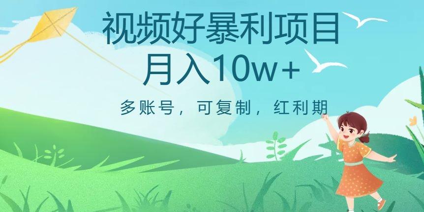 外边收费699项目,视频号暴利项目,多账号可复制,红利期-副业团