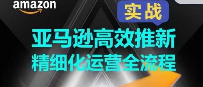 亚马逊高效推新精细化运营全流程,全方位、快速拉升产品排名和销量!-副业团