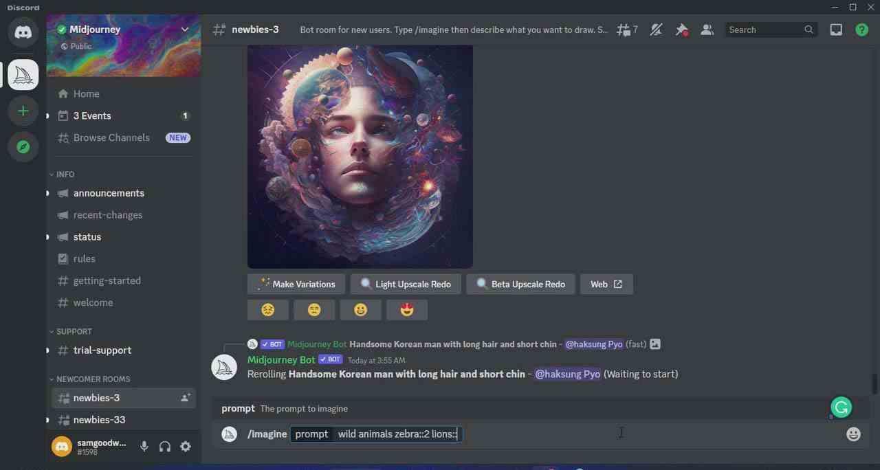 Midjourney AI人工智能艺术图片从入门到高级创作教程-33节课-中英字幕-副业团