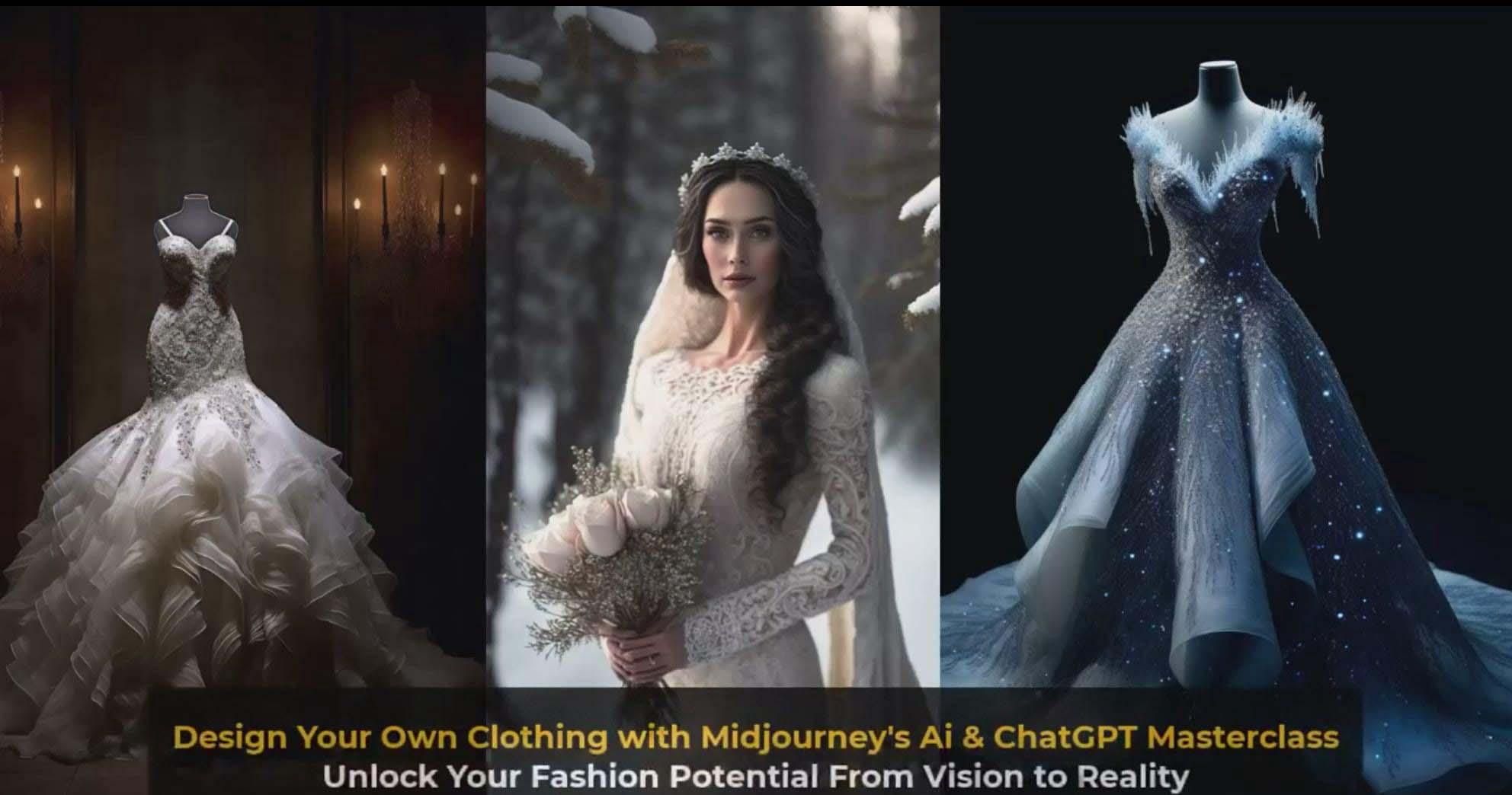 图片[7]-利用 Midjourneys Ai 人工智能设计自己的服装AI大师班-10节课-中英字幕-副业团